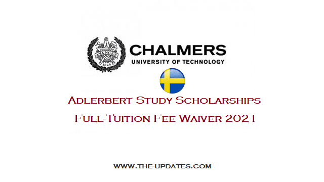 Adlerbert Study Scholarships at Chalmers University of Technology Sweden