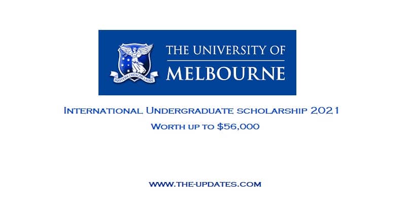 International Undergraduate Scholarship at the University of Melbourne