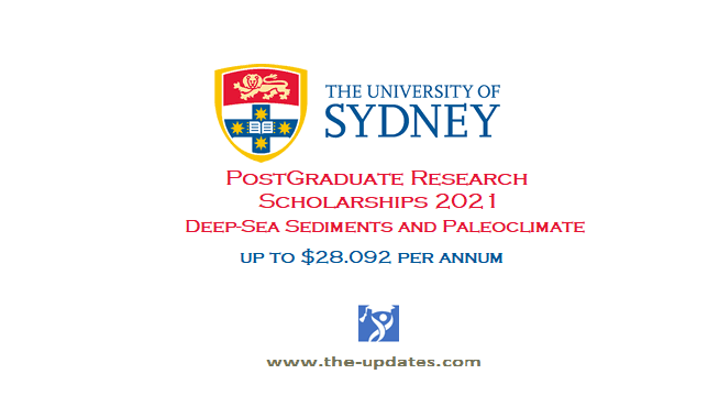 Postgraduate Research Scholarship at University of Sydney Australia