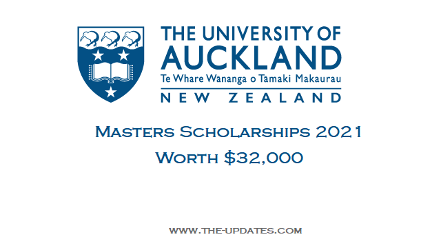 International Business Masters Scholarship at University of Auckland