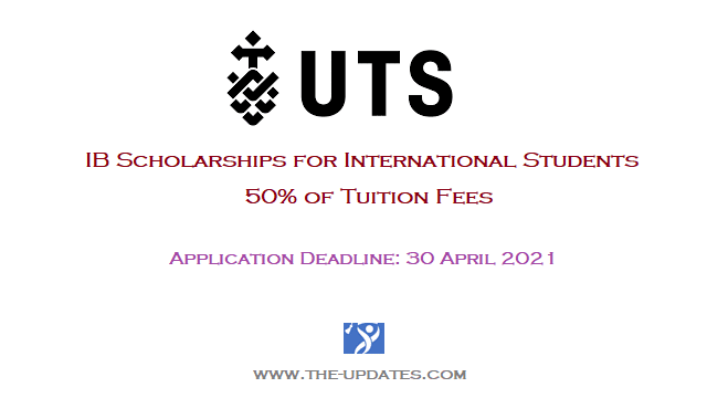 UTS International Baccalaureate (IB) Scholarship Australia 2021