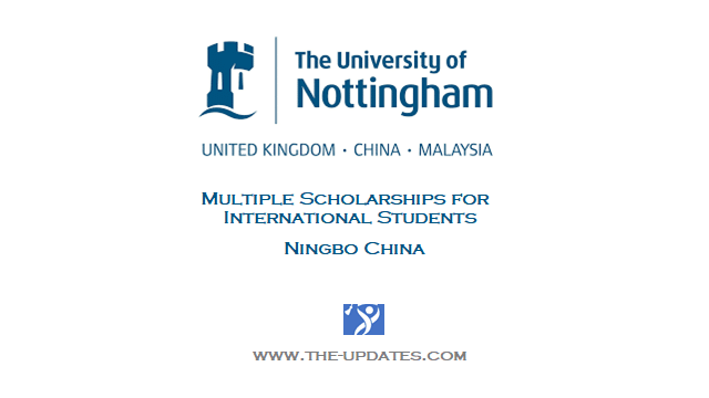 International UG Scholarship at University of Nottingham Ningbo China 2021