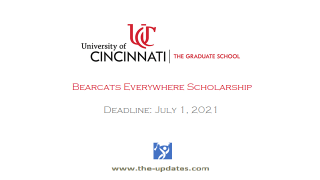 Bearcats Everywhere Scholarship at University of Cincinnati USA 2021