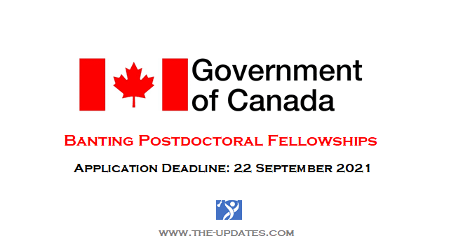 Banting Postdoctoral Fellowships Canada 2021-22