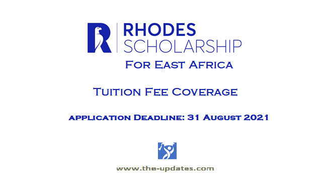 rhodes scholarship for east africans 2021-2022