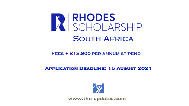 Rhodes scholarships for South Africans