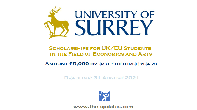 The O’Neill-Brard Scholarship at University of Surrey UK 2021-2022