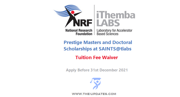 Prestige Masters and Doctoral Scholarships at SAINTS@tlabs South Africa