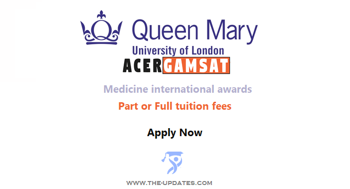 Medicine international awards at Queen Mary University of London UK