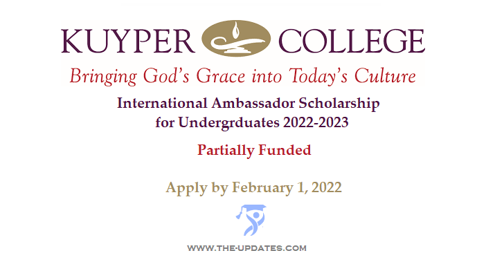 International Ambassador Scholarship at Kuyper College USA 2022-23