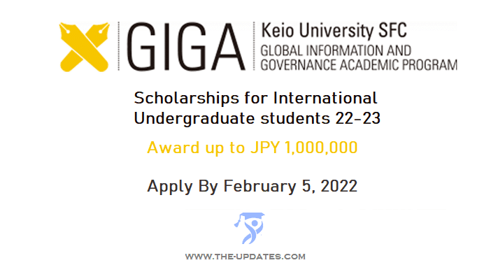 GIGA Scholarships for International Students at Keio University Japan 2022-2023