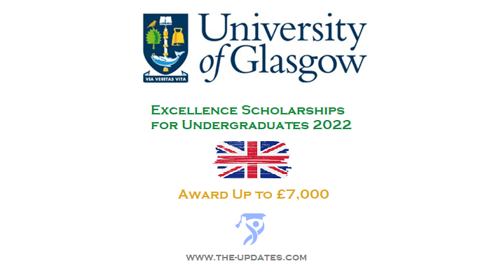 Excellence Scholarship at the University of Glasgow UK for Undergraduates 2022