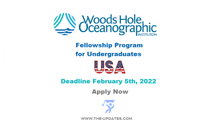 WHOI Summer Student Fellowships for Undergraduates 2022