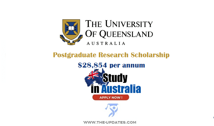 University of Queensland Postgraduate Research Scholarship 2022-2023