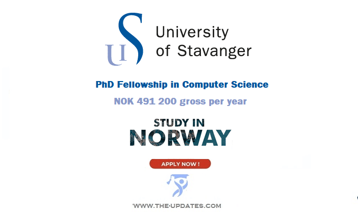 PhD Fellowship in Computer Science at University of Stavanger Norway 2022