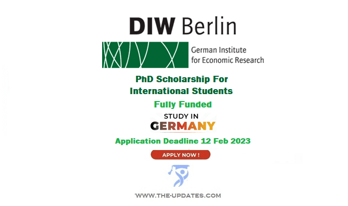 PhD Scholarship at DIW Berlin Germany 2023