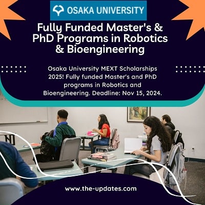 Fully Funded Master's & PhD Programs in Robotics & Bioengineering