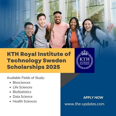 KTH Royal Institute of Technology Sweden Scholarships 2025