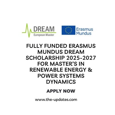 Europe DREAM Scholarship 2025-2027 (Erasmus Mundus)