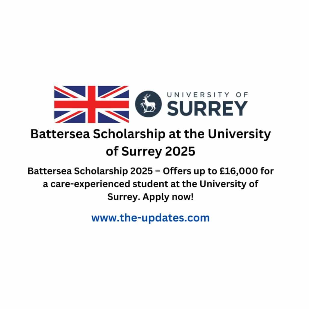 Battersea Scholarship at the University of Surrey 2025