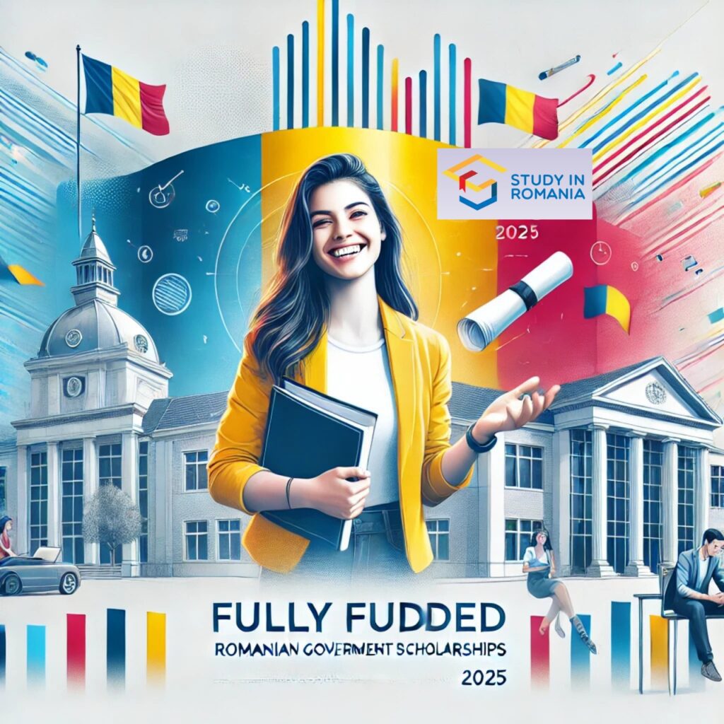 Fully funded Romanian Government Scholarships 2025 for international students covering tuition, accommodation, and monthly stipend.